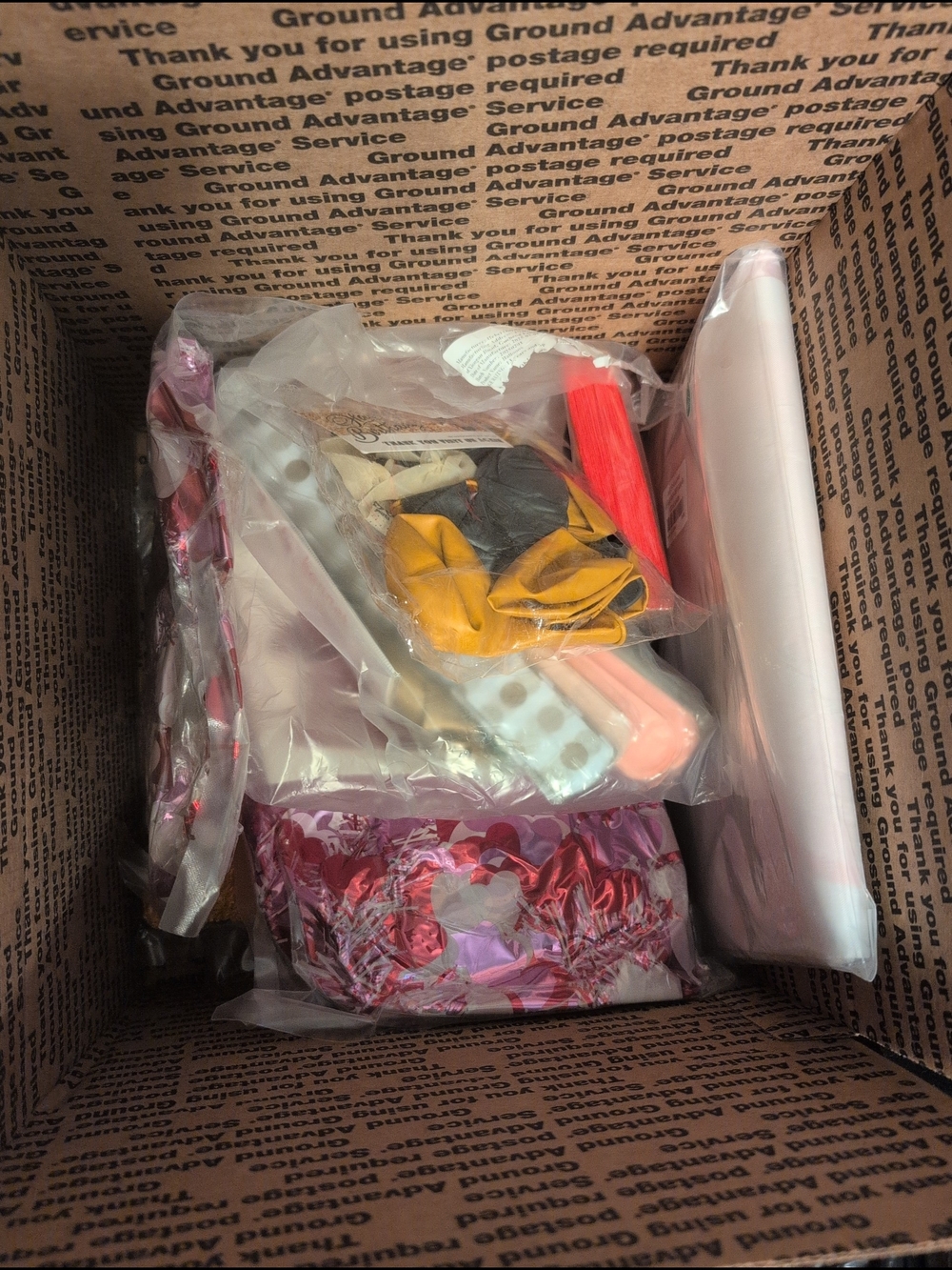 5 Pound Grab Box Ballons Scrub Backdrop Napkin Valentine Wedding
